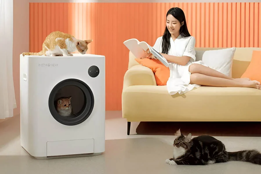 cat litter box automatic