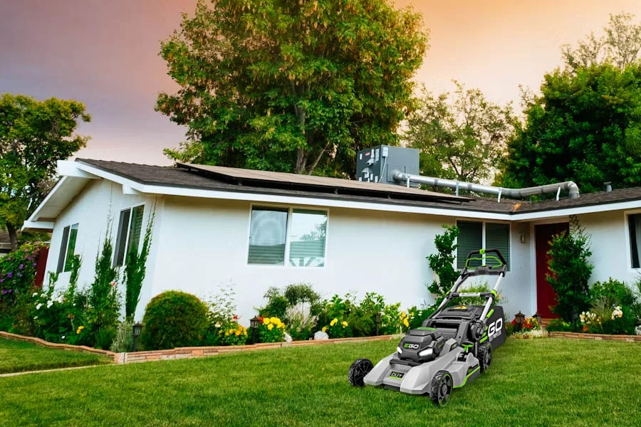small battery operated lawn mower